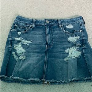 Hi Rise mini jean skirt from american eagle! NWT